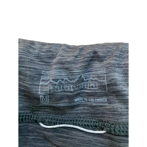 Patagonia Gray Diversifly Capris Cropped Tights Pants Size Medium - Picture 3 of 4